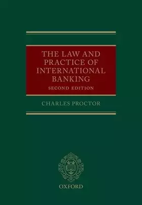 Couverture du produit · The Law and Practice of International Banking