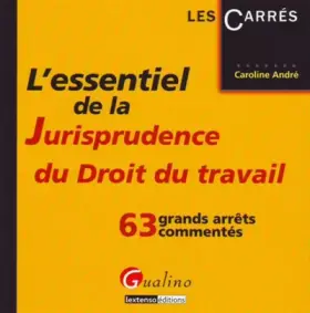 Couverture du produit · L'essentiel de la Jurisprudence du droit du travail : 63 grands arrêts commentés
