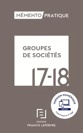 Couverture du produit · Groupes de sociétés