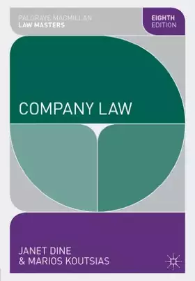 Couverture du produit · Company Law (Macmillan Law Masters)