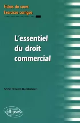 Couverture du produit · L'essentiel du droit commercial