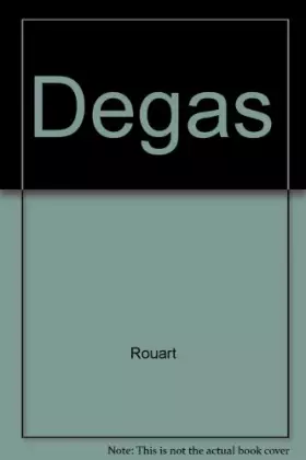 Couverture du produit · Degas à la recherche de sa technique