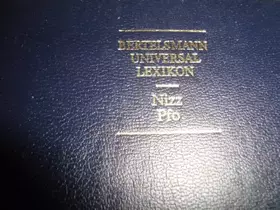 Couverture du produit · Bertelsmann Universal Lexikon in 20 Bänden Band 13 Nizz-Pfo (Ledergebunden blau)