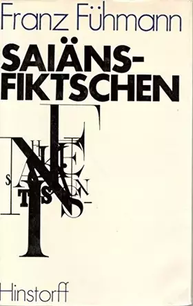 Couverture du produit · Saiäns-Fiktschen . Erzählungen .