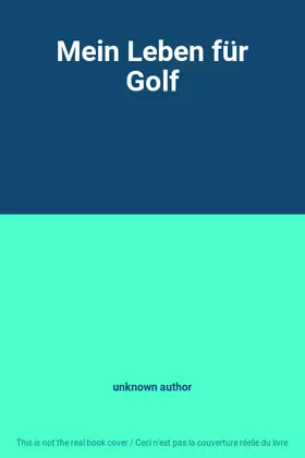 Couverture du produit · Mein Leben für Golf