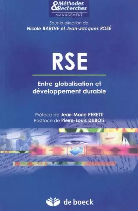 Couverture du produit · Rse Entre Globalisation et Developpement Durable