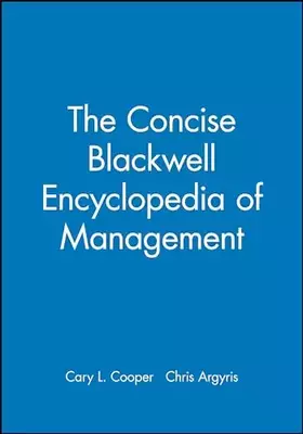 Couverture du produit · The Concise Blackwell Encyclopedia of Management