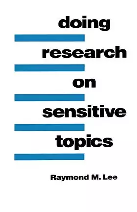 Couverture du produit · Doing Research on Sensitive Topics
