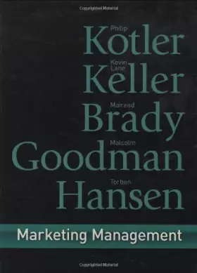 Couverture du produit · Marketing Management: First European Edition