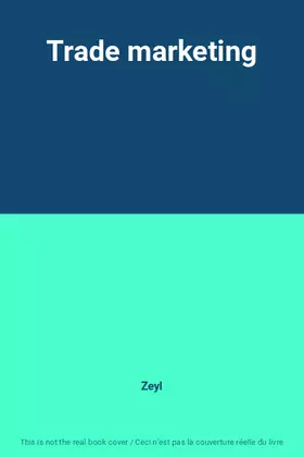 Couverture du produit · Trade marketing