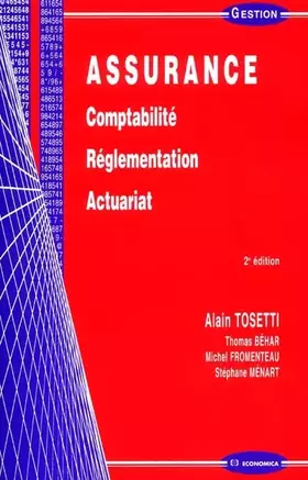 Couverture du produit · Assurance: Comptabilité, réglementation, actuariat