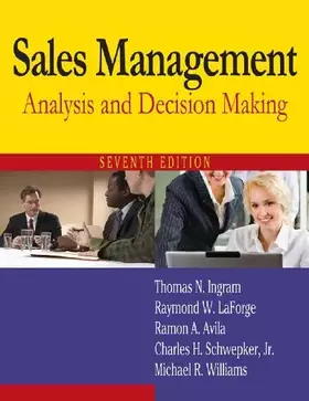 Couverture du produit · Sales Management: Analysis and Decision Making