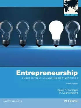 Couverture du produit · Entrepreneurship: Successfully Launching New Ventures Global Edition