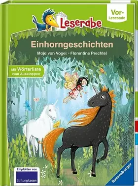 Couverture du produit · Einhorngeschichten - Leserabe ab Vorschule - Erstlesebuch für Kinder ab 5 Jahren: Mit Wörterliste zum Ausklappen (Vor-Lesestufe