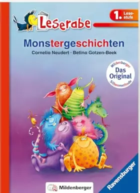 Couverture du produit · Monstergeschichten - Leserabe 1. Klasse - Erstlesebuch für Kinder ab 6 Jahren