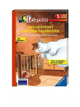 Couverture du produit · DAS GESPENST AUF DEM DACHBODEN - Leserabe 1. Klasse - Erstlesebuch für Kinder ab 6 Jahren: In Großbuchstaben (1. Lesestufe)