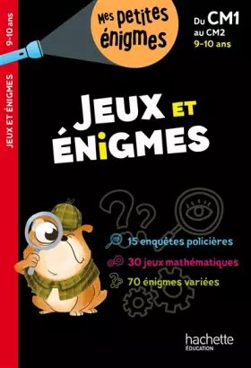 Couverture du produit · Jeux et énigmes - Du CM1 au CM2 - Cahier de vacances 2024