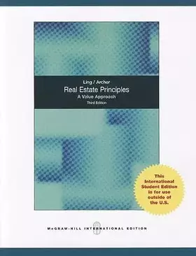 Couverture du produit · Real Estate Principles: A Value Approach