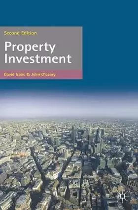 Couverture du produit · Property Investment (Building and Surveying Series, 15)