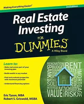Couverture du produit · Real Estate Investing For Dummies