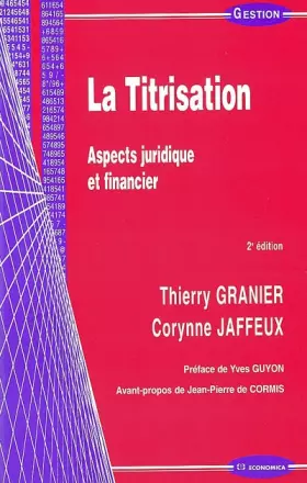 Couverture du produit · La Titrisation : Aspects juridique et financier
