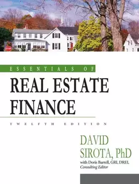 Couverture du produit · Essentials of Real Estate Finance