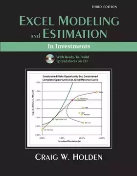 Couverture du produit · Excel Modeling and Estimation in Investments (3rd Edition)