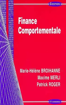 Couverture du produit · Finance comportementale