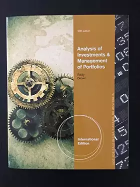 Couverture du produit · Analysis of Investments and Management of Portfolios. Keith C. Brown, Frank K. Reilly