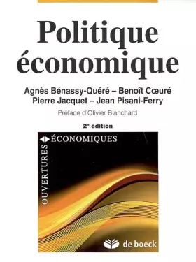 Couverture du produit · Politique économique