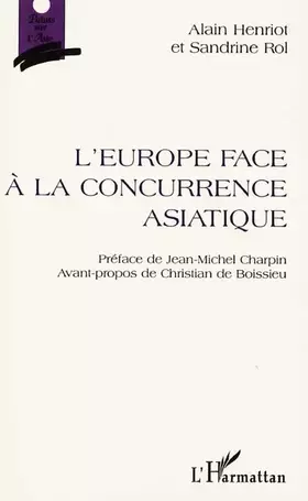 Couverture du produit · Europe face a la concurrence asiatique (l')