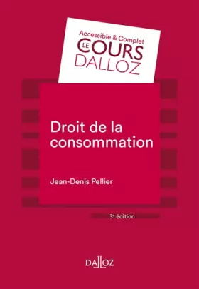 Couverture du produit · Droit de la consommation. 3e éd.