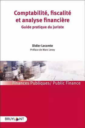 Couverture du produit · Comptabilité, fiscalité et analyse financière