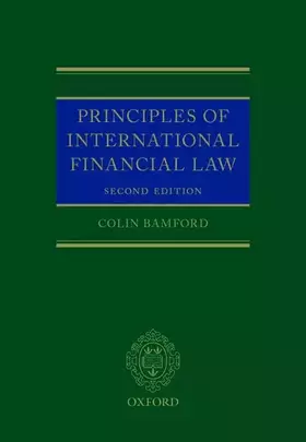Couverture du produit · Principles of International Financial Law