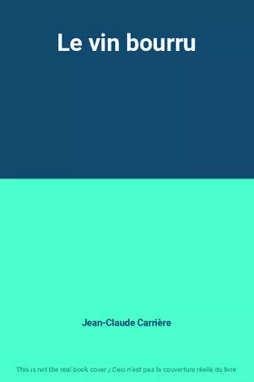 Couverture du produit · Le vin bourru