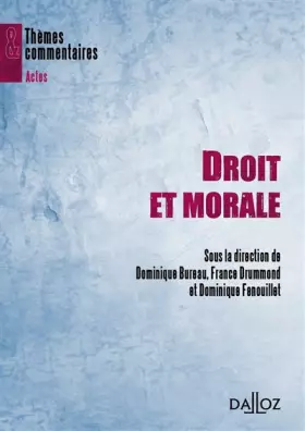 Couverture du produit · Droit et morale - Aspects contemporains