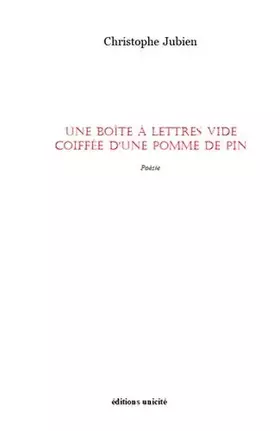 Couverture du produit · Une boîte à lettres vide coiffée d'une pomme de pin