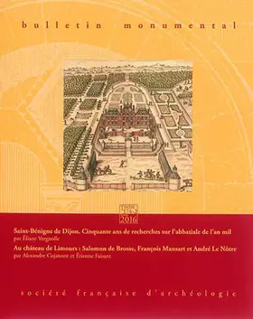 Couverture du produit · BULLETIN MONUMENTAL 2016 174-2