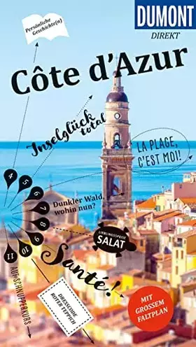 Couverture du produit · DUMONT direkt Reiseführer Côte d´Azur: Mit großem Faltplan
