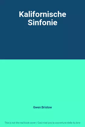 Couverture du produit · Kalifornische Sinfonie