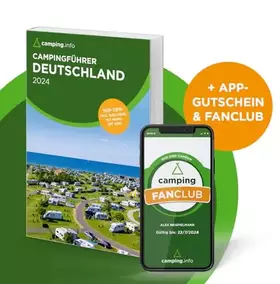 Couverture du produit · camping.info Campingführer Deutschland 2024