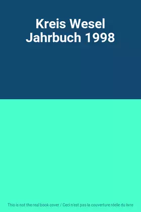 Couverture du produit · Kreis Wesel Jahrbuch 1998
