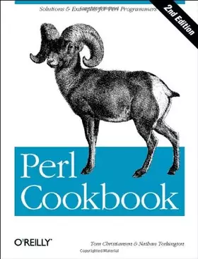 Couverture du produit · Perl Cookbook (en anglais)