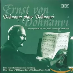 Couverture du produit · Dohnányi Plays Dohnányi (The Complete HMV Solo Piano Recordings 1929-1956)