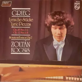 Couverture du produit · Lyrische Stücke  Lyric Pieces Op. 43 Nrs. 1-6 / Op. 12 Nrs. 1-8 / Sonata In E Minor, Op. 7