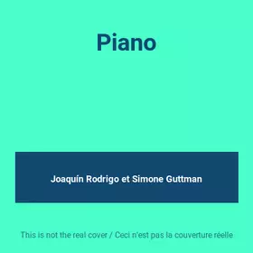 Couverture du produit · Piano