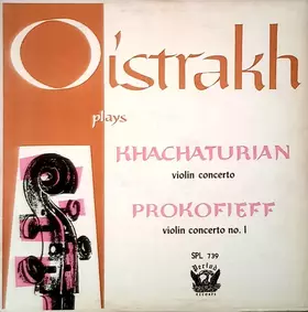 Couverture du produit · Plays Khachaturian Violin Concerto, Prokofieff Violin Concerto No. 1