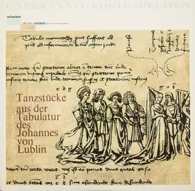 Couverture du produit · Tanzstücke Aus Der Tabulatur Des Johannes Von Lublin