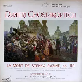 Couverture du produit · La Mort De Stenka Razine, Op. 119 - Symphonie N° 9 En Mi Bémol Majeur, Op. 70