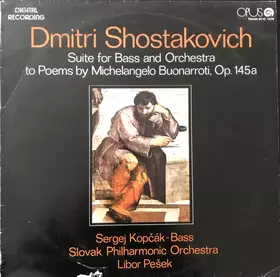 Couverture du produit · Suite For Bass And Orchestra to Poems by Michelangelo Buonarroti, op. 145a